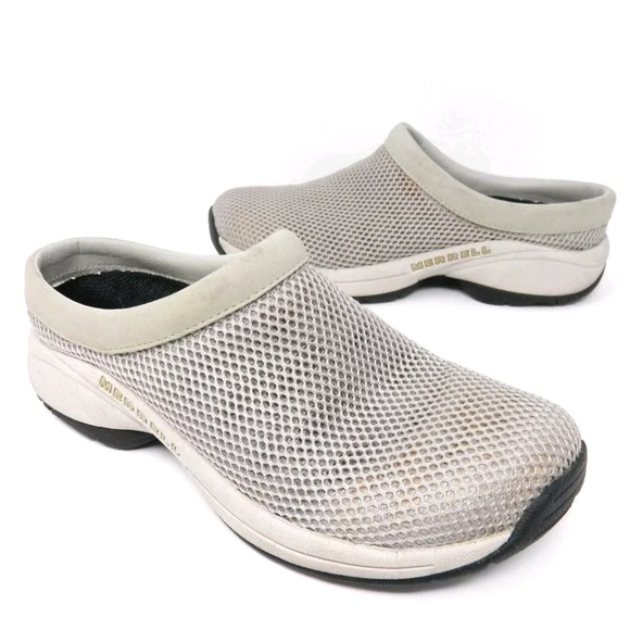 mesh merrell clogs womens